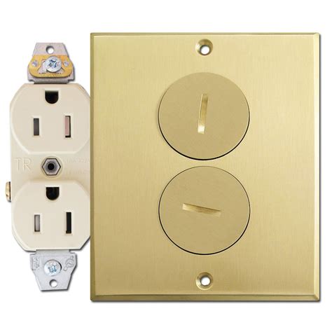 electrical floor box cover plates|floor outlet cover plate only.